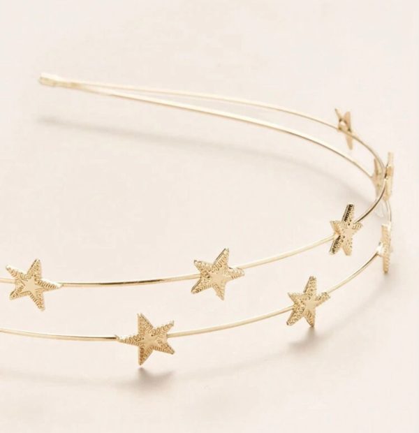 Beautiful Gold Stars Headband - Image 2