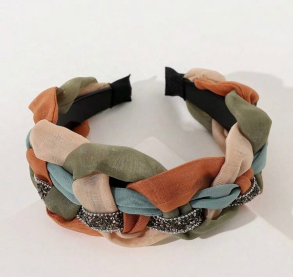 Beautiful Braided Glimmer Headband - Image 2