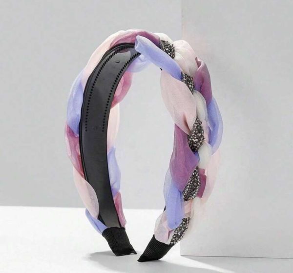 Beautiful Braided Glimmer Headband - Image 2